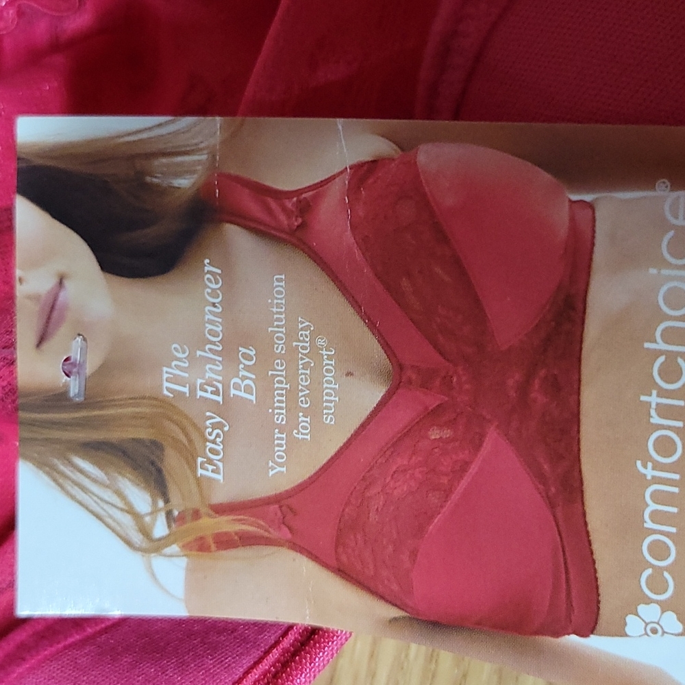50 DD bra Comfort choice the easy enhancer bra NWT pink